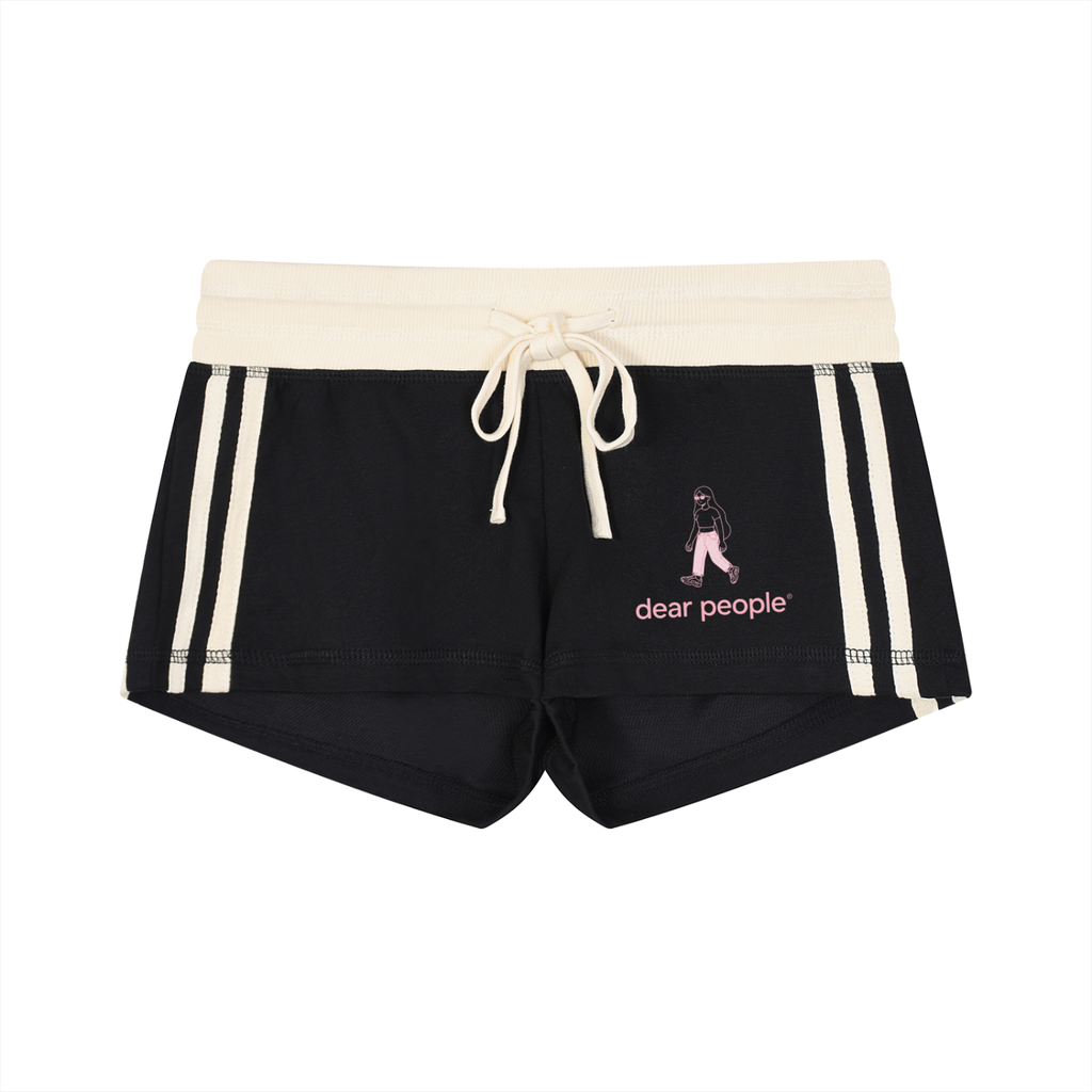 Women's Contrast Stripe Track Shorts