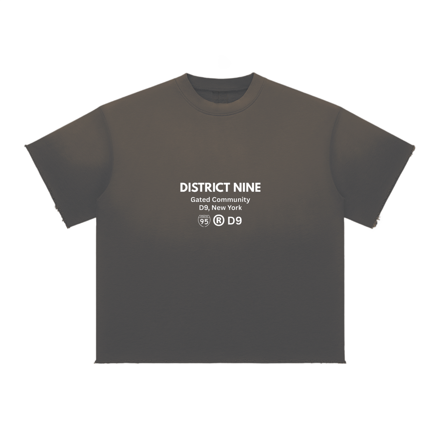 Sun Fade Raw Edge T-Shirt